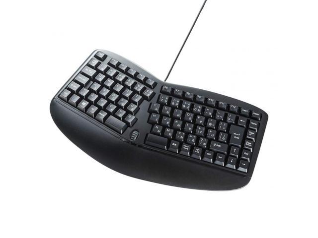Sanwa Supply Ergonomic keyboard wired black SKB-ERG3BK