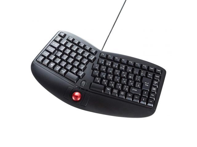 Sanwa Supply Ergonomic keyboard Trackball black SKB-ERG5BK