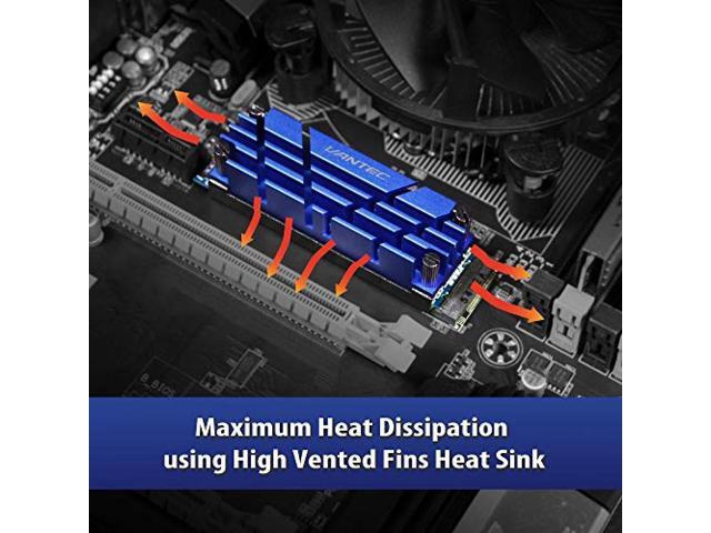 M.2 NVMe SSD dedicated heat dissipation aluminum alloy cooling heat sink