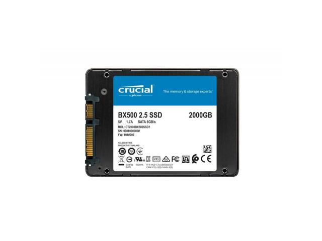 Crucial SSD Built-in 2.5 inch SATA connection BX500 series 2TB Domestic product CT2000BX500SSD1JP
