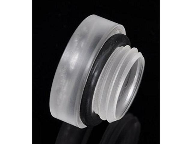 BITSPOWER Bits Power G1/4 in. Crystal Stop Fitting II Clear/Black BP-ACSTII-BK