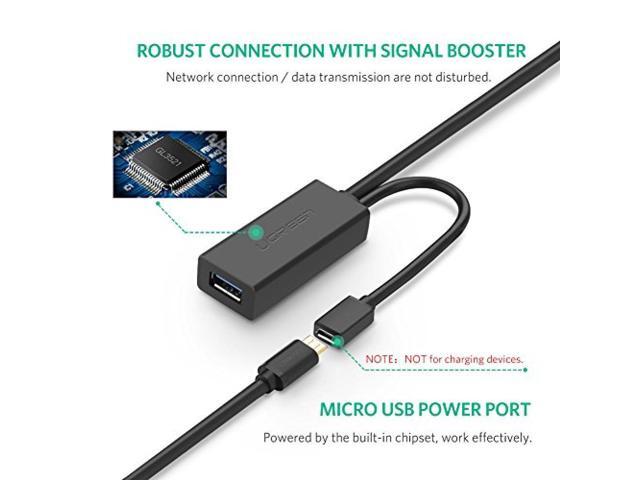UGREEN USB Extension Cable USB 3.0 Repeater Cable Signal Enhancement Fast Data Transfer Gold Plated Active 10M