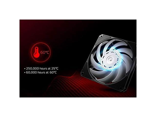 XPG Vento Vento Pro 120 PWM Case Fan VENTOPRO120PWM-BKCWW