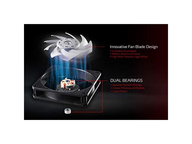 XPG Vento Vento Pro 120 PWM Case Fan VENTOPRO120PWM-BKCWW
