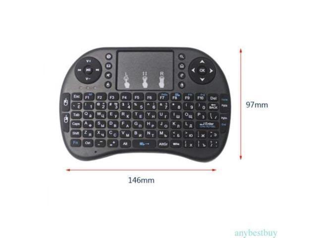 BFTECH i8 Mini Wireless Touch Keyboard, Handheld Remote Control, Pi 2/3, KODI, Android TV Box, HTPC / IPTV, Windows 7 8 10