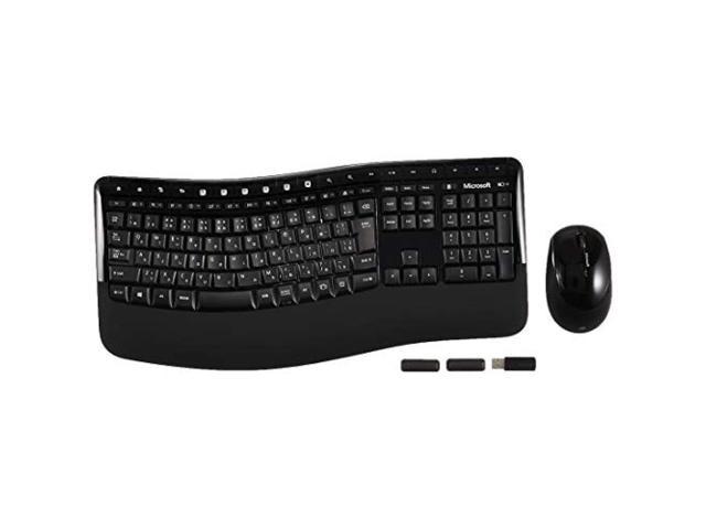 Microsoft Keyboard Mouse Set Wireless / Security (with encryption) Wireless Comfort Desktop 5050 AES PP4-00023