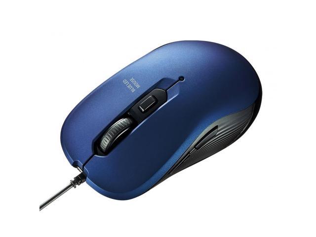 Sanwa Supply Wired Blue LED Mouse MA-BL114BL