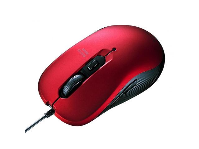 Sanwa Supply Wired blue LED mouse Red MA-BL114R