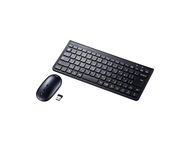 Sanwa Supply keyboard With mouse wireless wireless No numeric keypad Mute USB connection pantograph black SKB-WL32SETBK