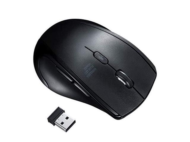 Sanwa Supply Wireless mouse USB connection For left-handed Blue LED Mute 5 button black MA-WBL164BK