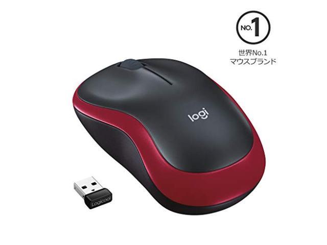 Logitech Wireless mouse wireless Mouse M185RD Small Battery life up to 12 months M185 Red