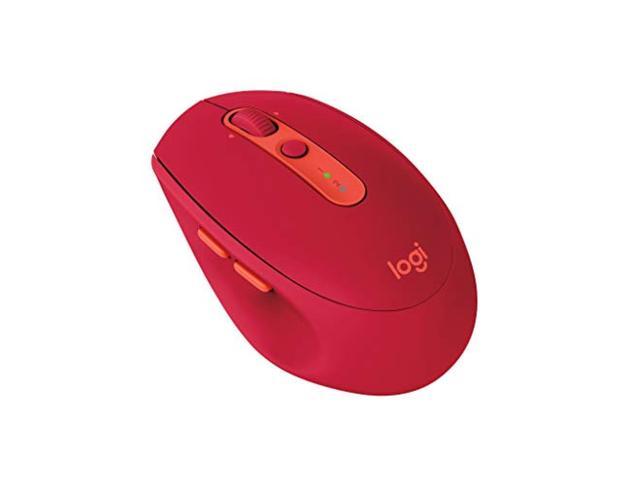 Logitech Wireless mouse wireless Mute Bluetbooth Unifying 7 button M590RU Ruby windows mac Chrome Android iPad YOU Correspondence M590