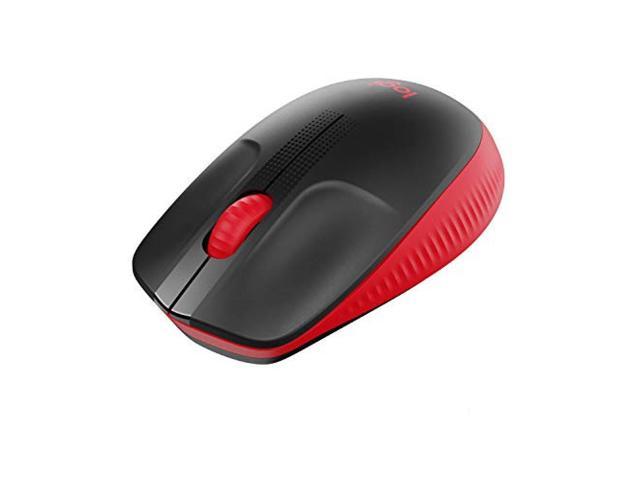 Logitech Full size wireless mouse M190RD Wireless mouse Symmetrical wireless USB windows mac chrome M190 Red