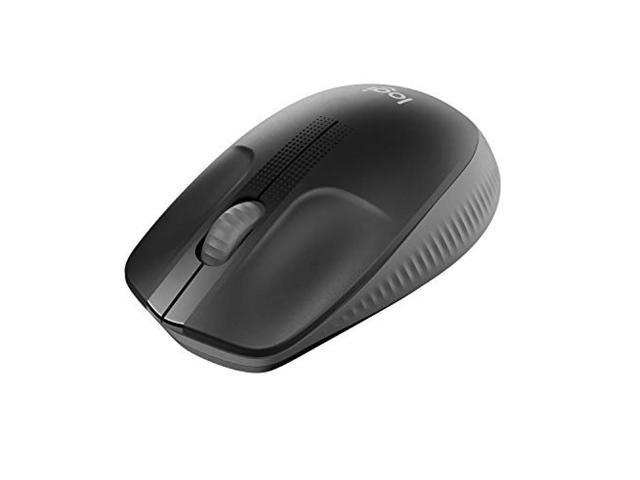 Logitech Full size wireless mouse M190BK Wireless mouse Symmetrical wireless USB windows mac chrome M190 black