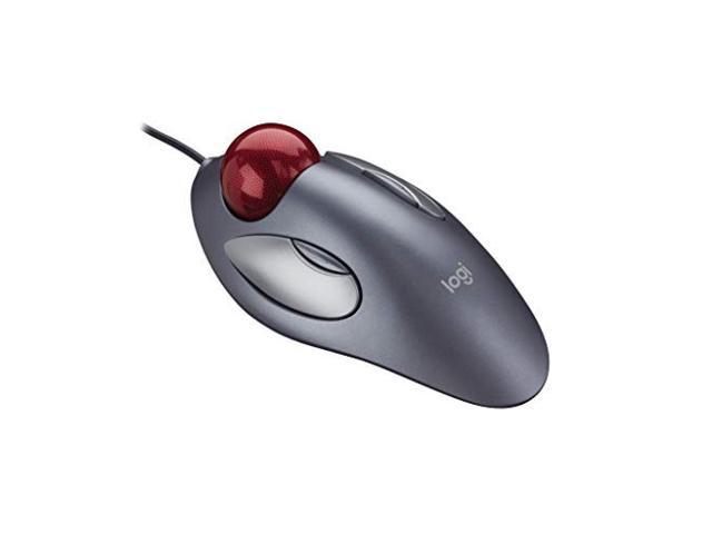 Logitech TM-150n Trackman Marble Wired Mouse Trackball Symmetric Wired Mouse TM-150 windows mac chrome