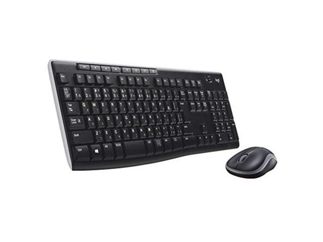 Logitech Wireless Mouse Keyboard Set Wireless Wireless Combo MK270 [M185 + K270]