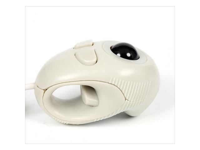 Groovy Handy trackball mouse [ Analog sensor ] USB connection white GM-OPTB02W