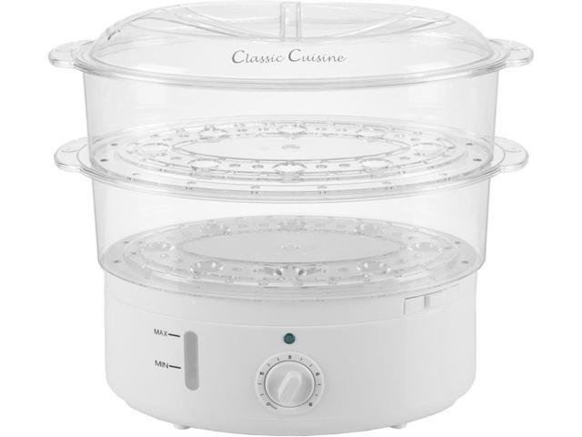 Vegetable Steamer Rice Cooker- 6.3 Quart Electric Steam Appliance with Timer for Healthy Fish, Eggs, Vegetables, Rice, Baby Food by Classic...