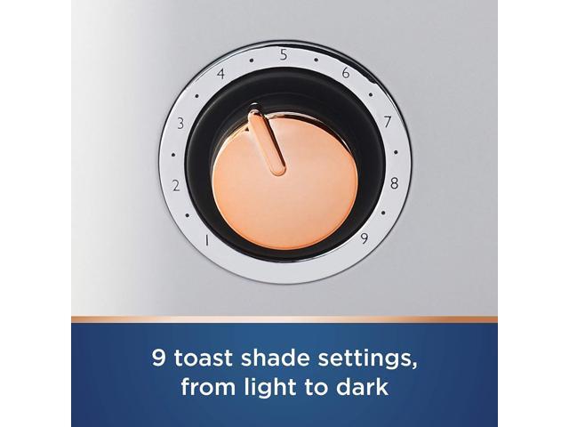 Oster 2 Slice Toaster, Metropolitan Collection with Rose Gold Accents