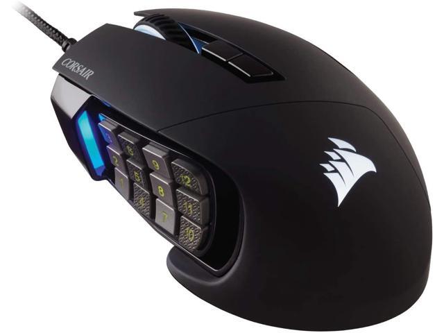 CORSAIR - Scimitar RGB Elite Wired Optical Gaming Mouse with 17 Programmable Buttons - Wired - Black - image 7