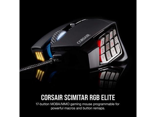 CORSAIR - Scimitar RGB Elite Wired Optical Gaming Mouse with 17 Programmable Buttons - Wired - Black - image 12