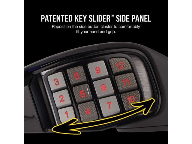 CORSAIR - Scimitar RGB Elite Wired Optical Gaming Mouse with 17 Programmable Buttons - Wired - Black - image 10