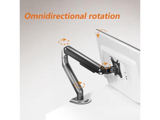 Single Monitor Arm, Monitor Desk Mount Fits 17 to 32 Inch, Adjustable Monitor Stand Holds 19.8lbs Height Adjustable Monitor Stand