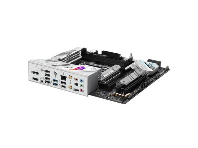 ASUS ROG STRIX B760-G GAMING WIFI D4 Intel LGA1700 mATX Motherboard,4xDDR4,1xPCIe 5.0 x16, 2xM.2, 4 xSATA, 1xHDMI, 1xDP,WiFi 6E 2.5Gb Ethernet,...