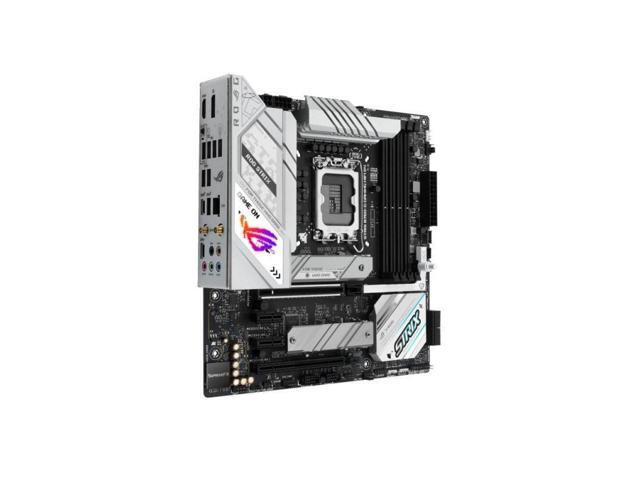 ASUS ROG STRIX B760-G GAMING WIFI D4 Intel LGA1700 mATX Motherboard,4xDDR4,1xPCIe 5.0 x16, 2xM.2, 4 xSATA, 1xHDMI, 1xDP,WiFi 6E 2.5Gb Ethernet,...