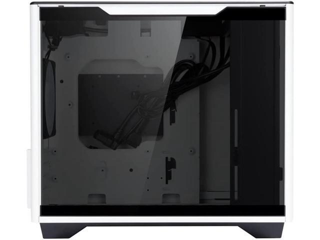 In Win A3 White, MicroATX Gaming Chassis, Type-C Port Tempered Glass Side Panel - Water Cooling Ready - Mercury 120mm ARGB Rear Fan