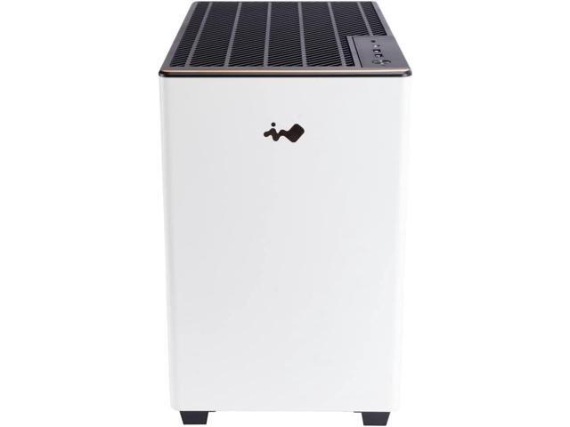In Win A3 White, MicroATX Gaming Chassis, Type-C Port Tempered Glass Side Panel - Water Cooling Ready - Mercury 120mm ARGB Rear Fan