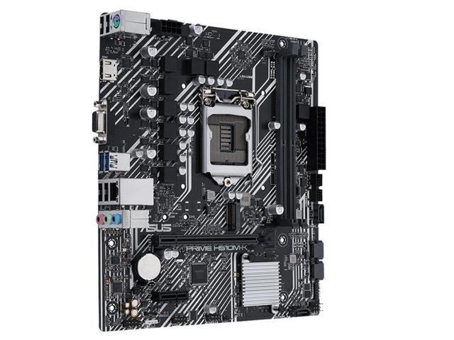 ASUS PRIME H510M-K Motherboard (mATX,LGA1200,2 x DDR4,PCI-E 4.0,1 x M.2,4×SATA III, 2X USB3.2 Gen1,Realtek,1GB Ethernet LAN,1 x HDMI,1 x VGA)
