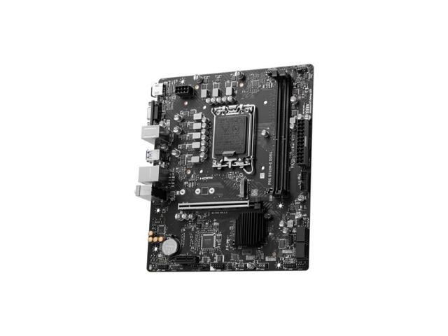 MSI PRO B760M-E Motherboard(INTEL B760,Supports 12th/13th Gen Intel Core Processors micro ATX,LGA1700,2x DDR4,PCIe 4.0,1x M.2,1×VGA,1×HDMI)