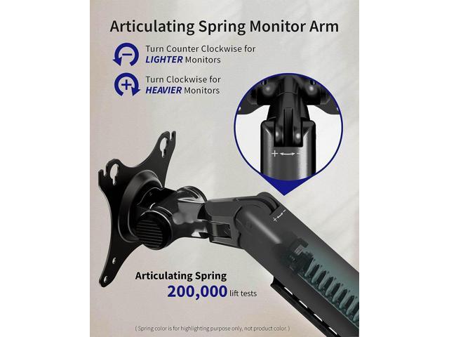 Dual Monitor Stand - Adjustable Dual Vertical Monitor Mount, Dual Monitor Arm for 13-40' Ultrawide Monitor Within 25 lbs, Computer Monitor Stand...