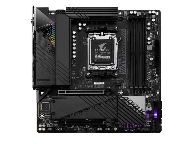 GIGABYTE B650M AORUS PRO AX (AM5, AMD B650, Micro ATX, DDR5, PCIe 5.0,M.2,2.5GbE LAN & Wi-Fi 6E,USB 3.2 Gen 2 Type-C, Q-Flash Plus, EZ-Latch)