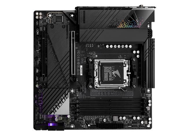 GIGABYTE B650M AORUS PRO AX (AM5, AMD B650, Micro ATX, DDR5, PCIe 5.0,M.2,2.5GbE LAN & Wi-Fi 6E,USB 3.2 Gen 2 Type-C, Q-Flash Plus, EZ-Latch)