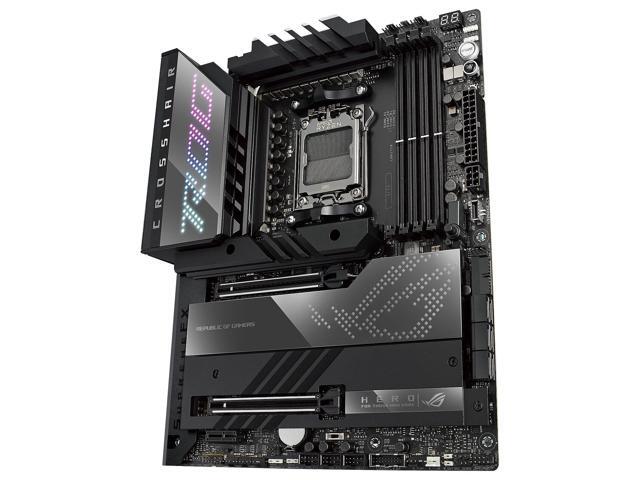 ASUS ROG Crosshair X670E Hero (WiFi 6E) Socket AM5 (LGA 1718) Ryzen 7000 Gaming Motherboard(18+2 Power Stages,PCIe 5.0, DDR5,5xM.2...