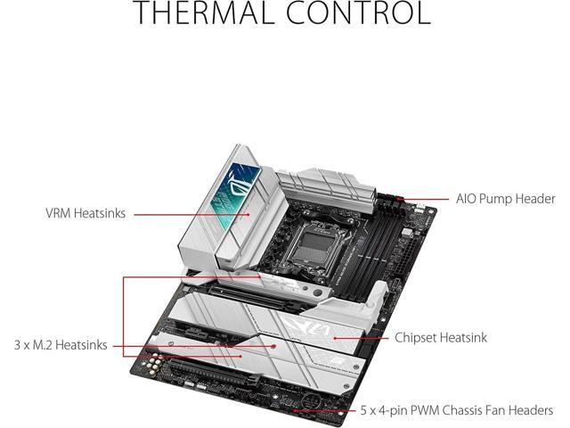 ASUS ROG Strix X670E-A Gaming WiFi 6E Socket AM5 (LGA 1718) Ryzen 7000 Gaming Motherboard(16+2 Power Stages,PCIe 5.0, DDR5,4xM.2 Slots,USB 3.2 Gen...