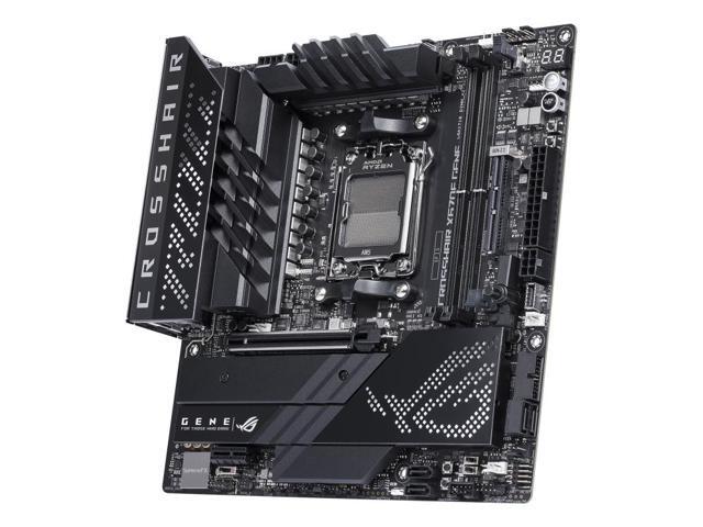 ASUS ROG CROSSHAIR X670E GENE (AM5, AMD X670,micro-ATX,DDR5, 3 x M.2 slots 4 x SATA 6Gb/s ports, 2.5Gb Ethernet,Wi-Fi 6E, USB 3.2 Gen 2 Type-C...