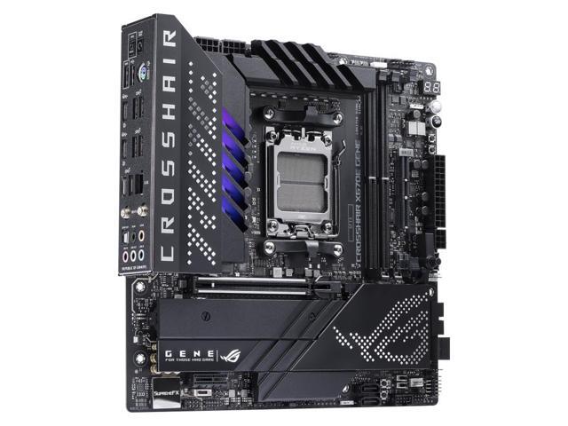 ASUS ROG CROSSHAIR X670E GENE (AM5, AMD X670,micro-ATX,DDR5, 3 x M.2 slots 4 x SATA 6Gb/s ports, 2.5Gb Ethernet,Wi-Fi 6E, USB 3.2 Gen 2 Type-C...