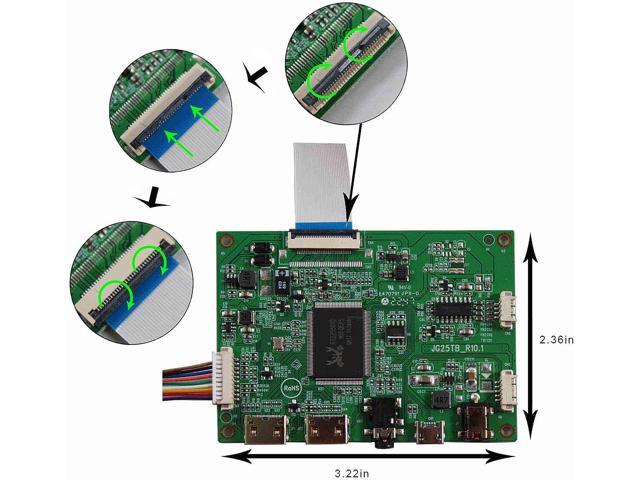 12.6' NV126B5M-N41 12.6inch 1920X515 LCD Screen Work with 2 HD-MI Mini LCD Controller VS-RTD2556HM-V1
