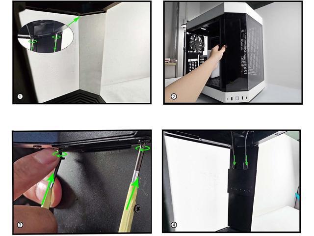 12.6 Inch IPS LCD Screen Monitor 1920x515 Display with Mini HD-MI to HD-MI Cable Kit,Fit for DIY Y60 PC Case CPU GPU Secondary Monitor Panel