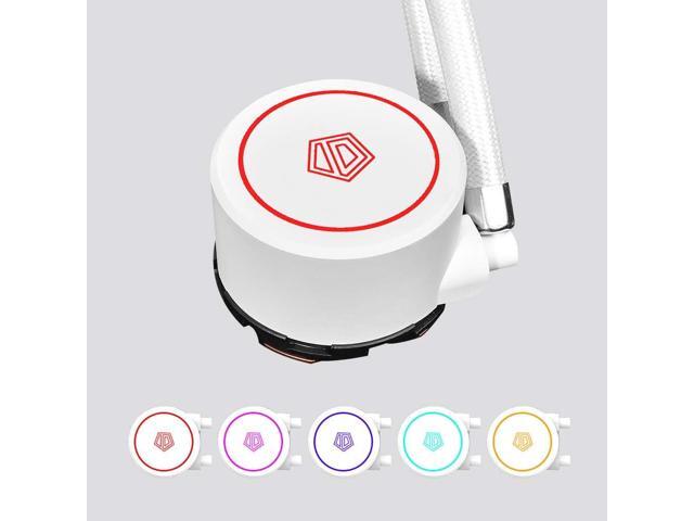 ID-COOLING AURAFLOW X 240 CPU Water Cooler RGB CPU Liquid Cooler 240mm AIO Cooler MB Sync 12V 4PIN Connector 2X120mm RGB Fan, Intel...