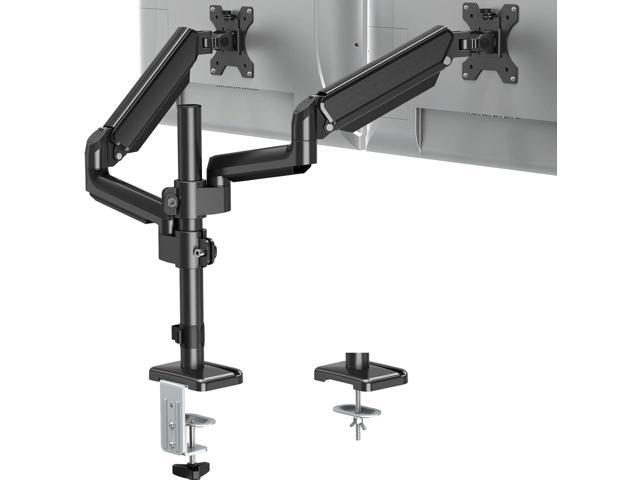 Dual Monitor Mount for 13 to 32' Computer Screen, Gas Spring Monitor Stands for 2 Monitors Hold up to 19.8lbs Each, Height Adjustable Dual Monitor...