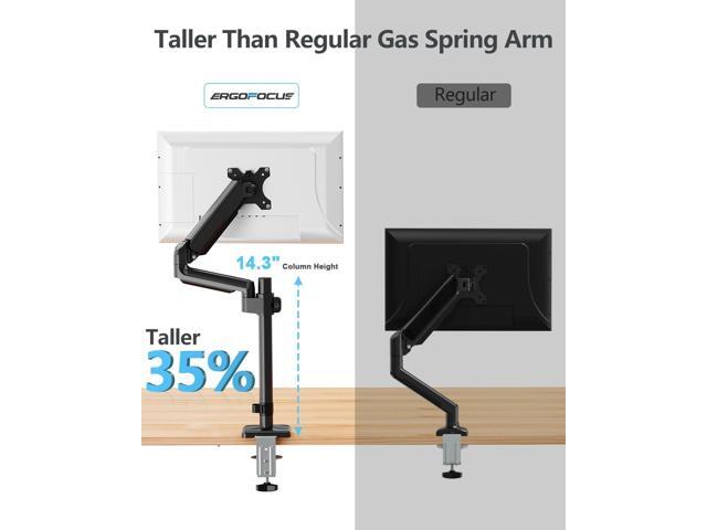 Dual Monitor Mount for 13 to 32' Computer Screen, Gas Spring Monitor Stands for 2 Monitors Hold up to 19.8lbs Each, Height Adjustable Dual Monitor...