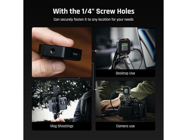 M.2 2230 NVMe SSD Enclosure, Support 3s PLP Prevents Write Data Loss, 10Gbps USB C 3.2 Gen2, fits NVMe PCIe, with 1/4' Screw Hole for Fixed use,...