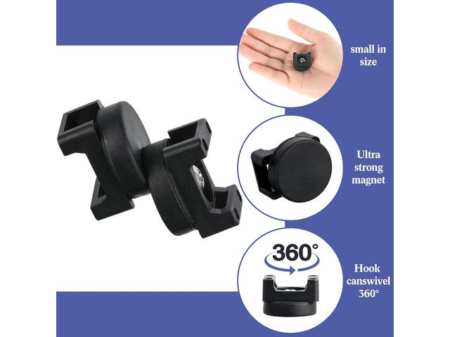 Magnetic Zip Tie Mount Multipurpose Magnetic Cable Holder Cable Tie Mount Magnets Magnetic Wire Management Bases with Heavy Duty Cable Zip Ties,...