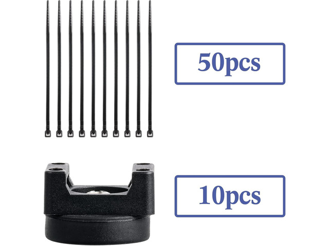 Magnetic Zip Tie Mount Multipurpose Magnetic Cable Holder Cable Tie Mount Magnets Magnetic Wire Management Bases with Heavy Duty Cable Zip Ties,...