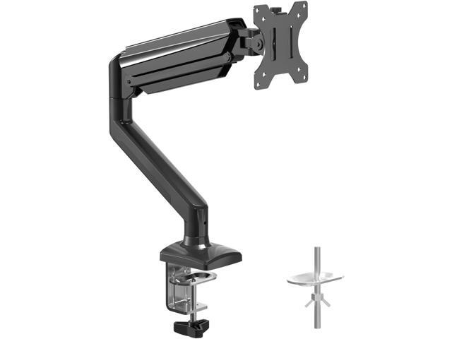 Single Monitor Mount for 13-32 inch, Adjustable Gas Spring Monitor Arm Desk Mount Stand, 4.4-19.8lbs Screen, with VESA Mount 75x75/100x100mm