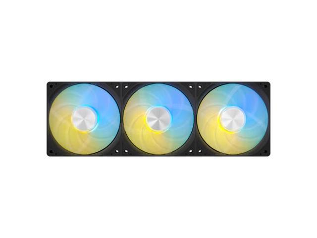 SilverStone Frost Knight 360mm All-in-one Liquid Cooler, 27 mm Radiator, ARGB CPU Liquid Cooler, for AMD AM4/AM5,Intel 115x/1200/1700/1851, Black